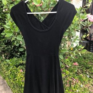 Brandy Melville Bethan Skater Dress in Black